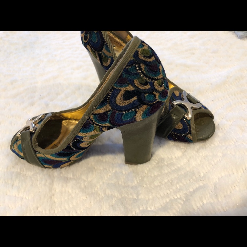 Naught Monkey Peep Toe Heels - image 2